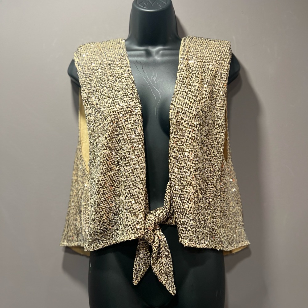 𐙚⋆˚✿˖° Free People Sequin Vest 𐙚⋆˚✿˖°